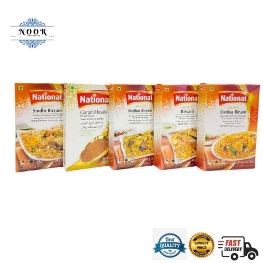 National Biryani Masala 4570gm / Rempah Nasi Briyani Sindhi,Garam Masala,Bombay ,Briyani