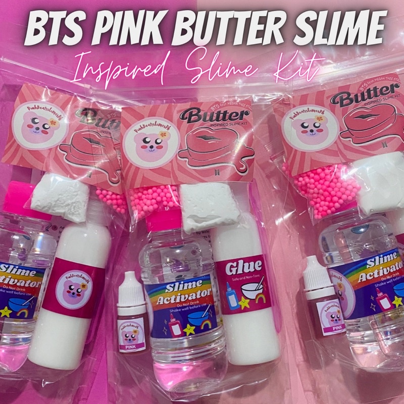 BTS Pink Butter Inspired Slime Kit | Shopee Malaysia