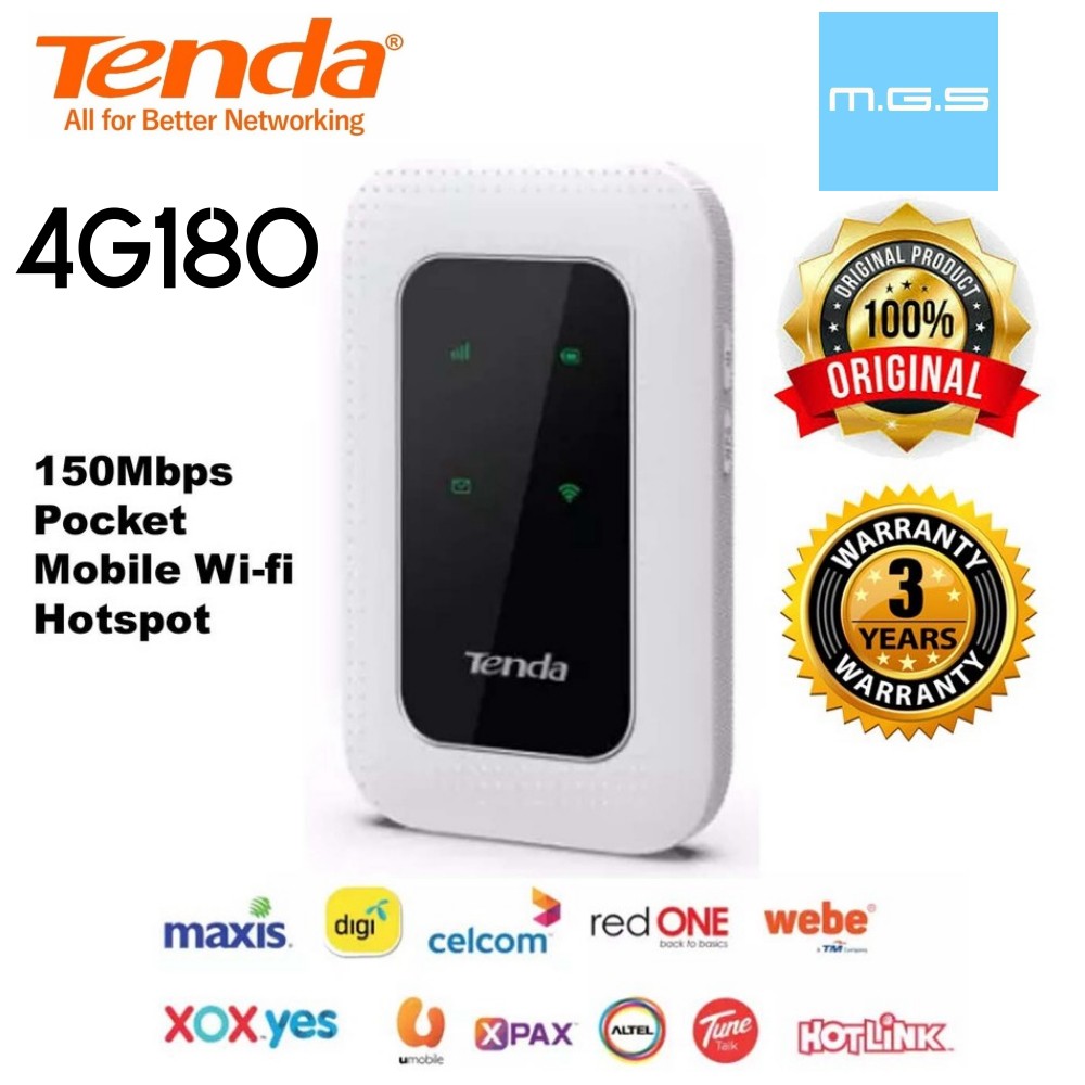 Tenda 4G180 / 4G185 / 4G06 4G LTE Advanced Portable Wifi Modem. LIKE