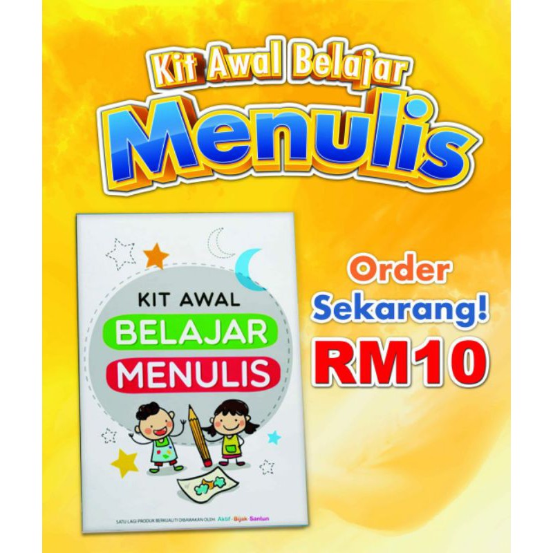 Buku Kit Awal Belajar Menulis Shopee Malaysia