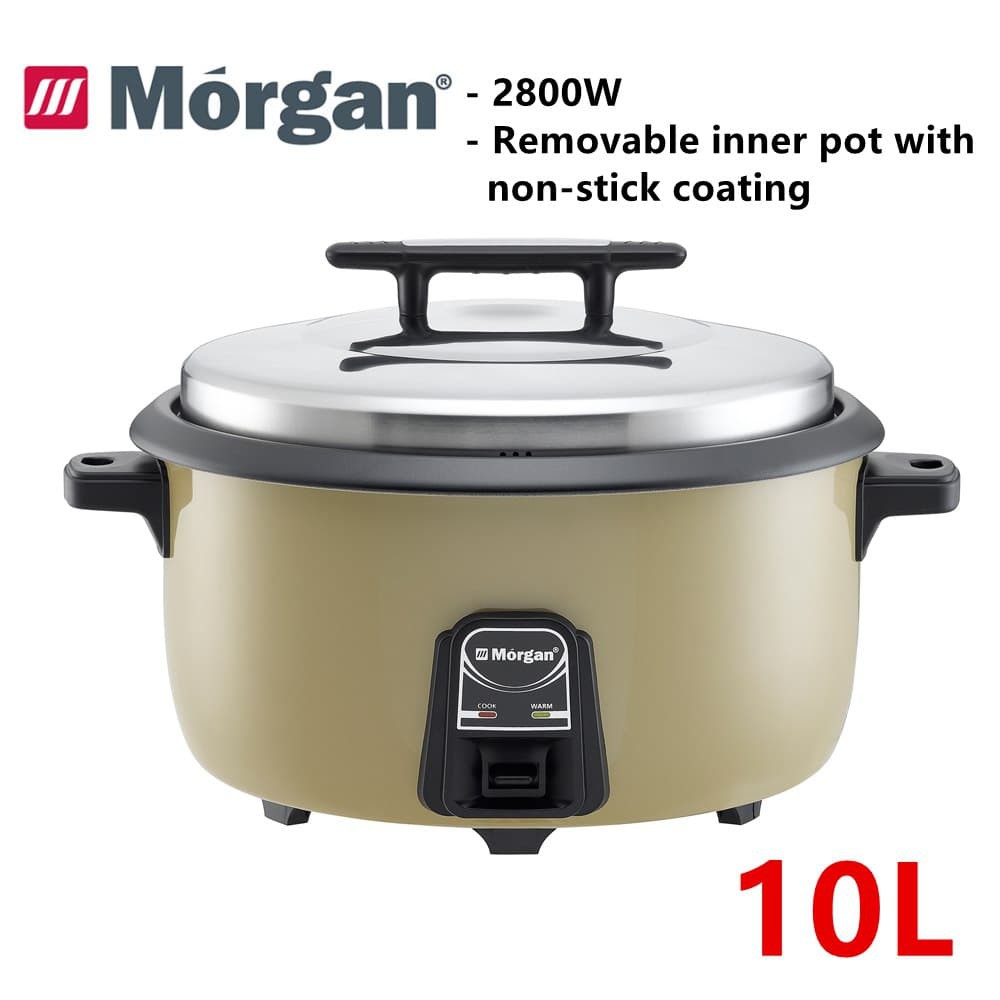 Morgan MCR-VAST 10 Commercial Rice Cooker ( 10L )(Non-Stick) | Shopee ...
