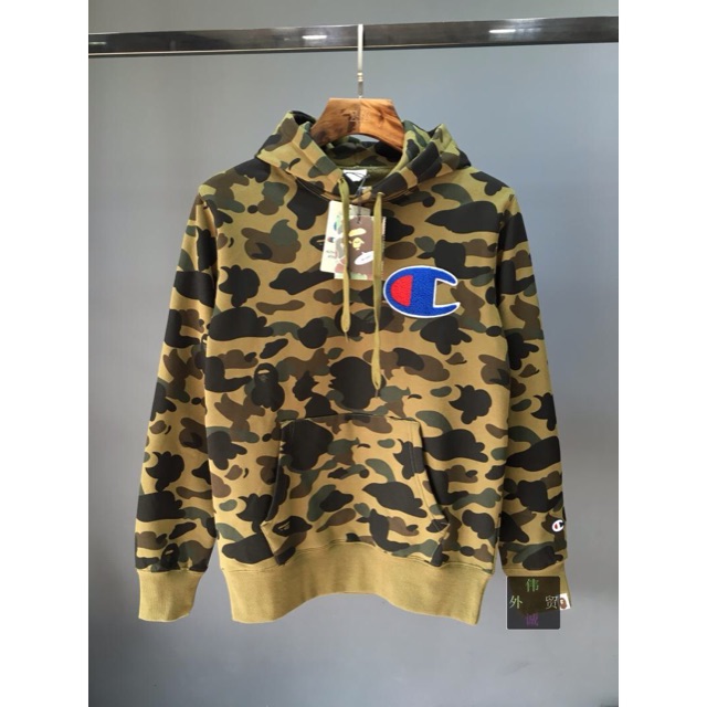 Bathing ape champion hoodie best sale