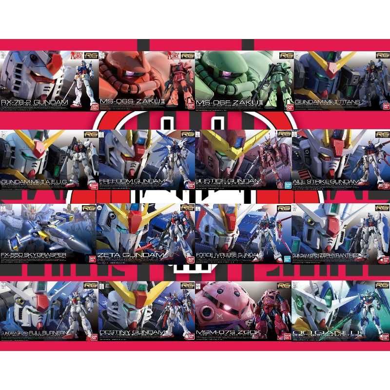 BANDAI REAL GRADE RG 1/144 GUNDAM ZAKU GUNPLA KITS | Shopee Malaysia