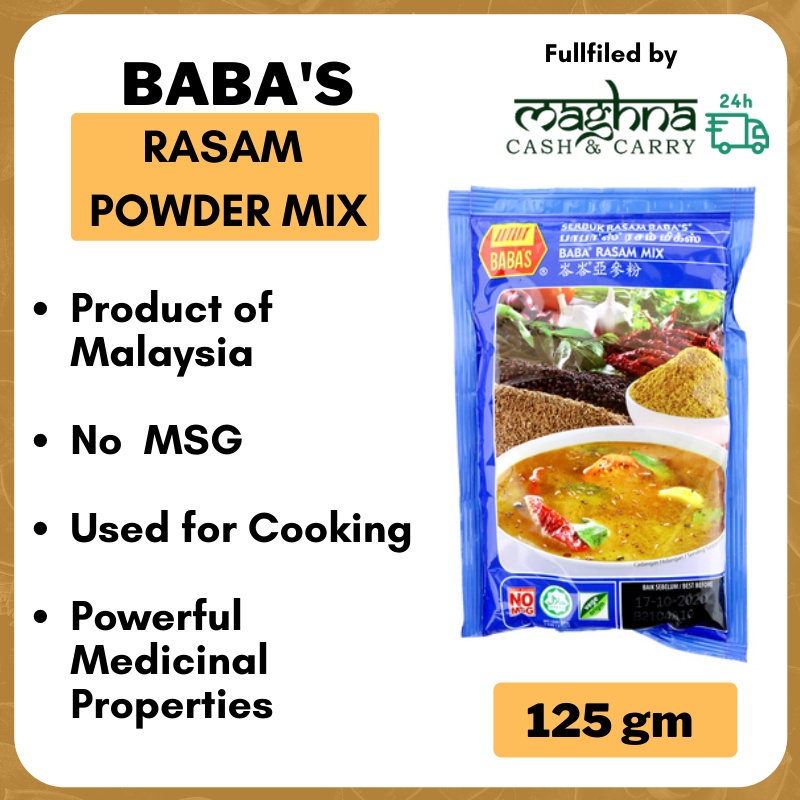 Baba's Rasam Powder Mix (Serbuk Rasam) - 1 Pack (125 gm) | Shopee Malaysia