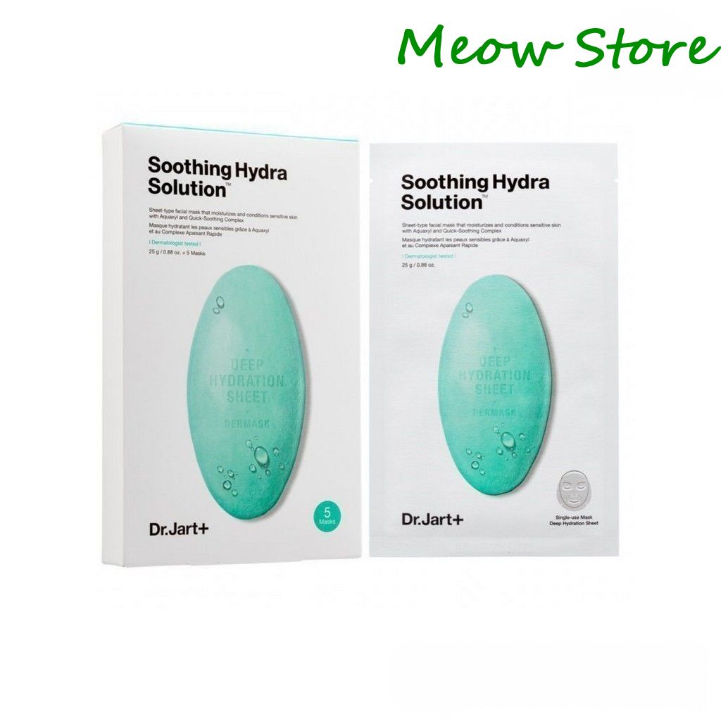 Dr. Jart+ Water Jet Soothing Hydra Solution Mask (25g X 5pcs) | Shopee ...