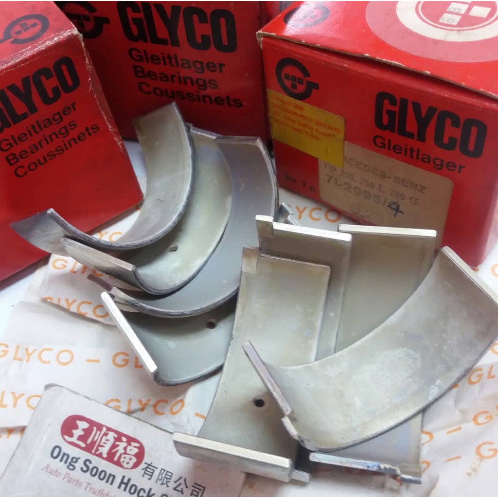 Mercedes M102 W123 W201 Con Rod Bearing Glyco 712995/4 Germany