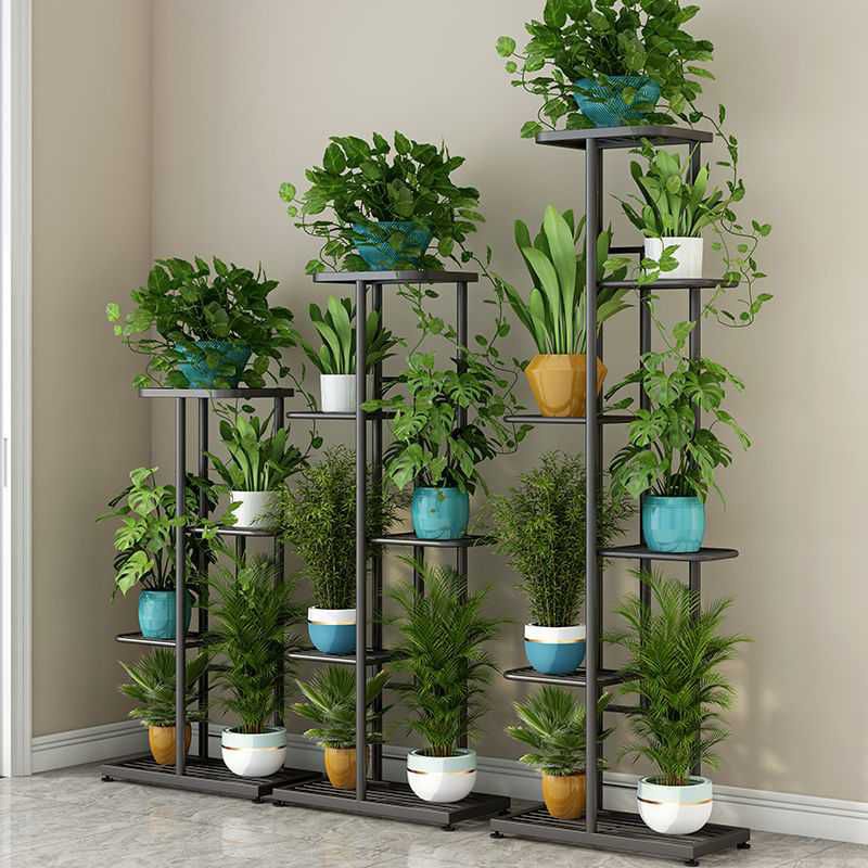 Plant Stand decoration ebony finish