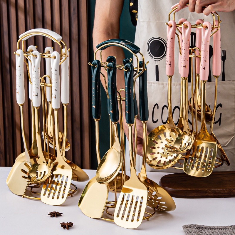 READY STOCK 🇲🇾 Nordic 7pcs Set Senduk 25pcs Sudu Cooking Utensil ...