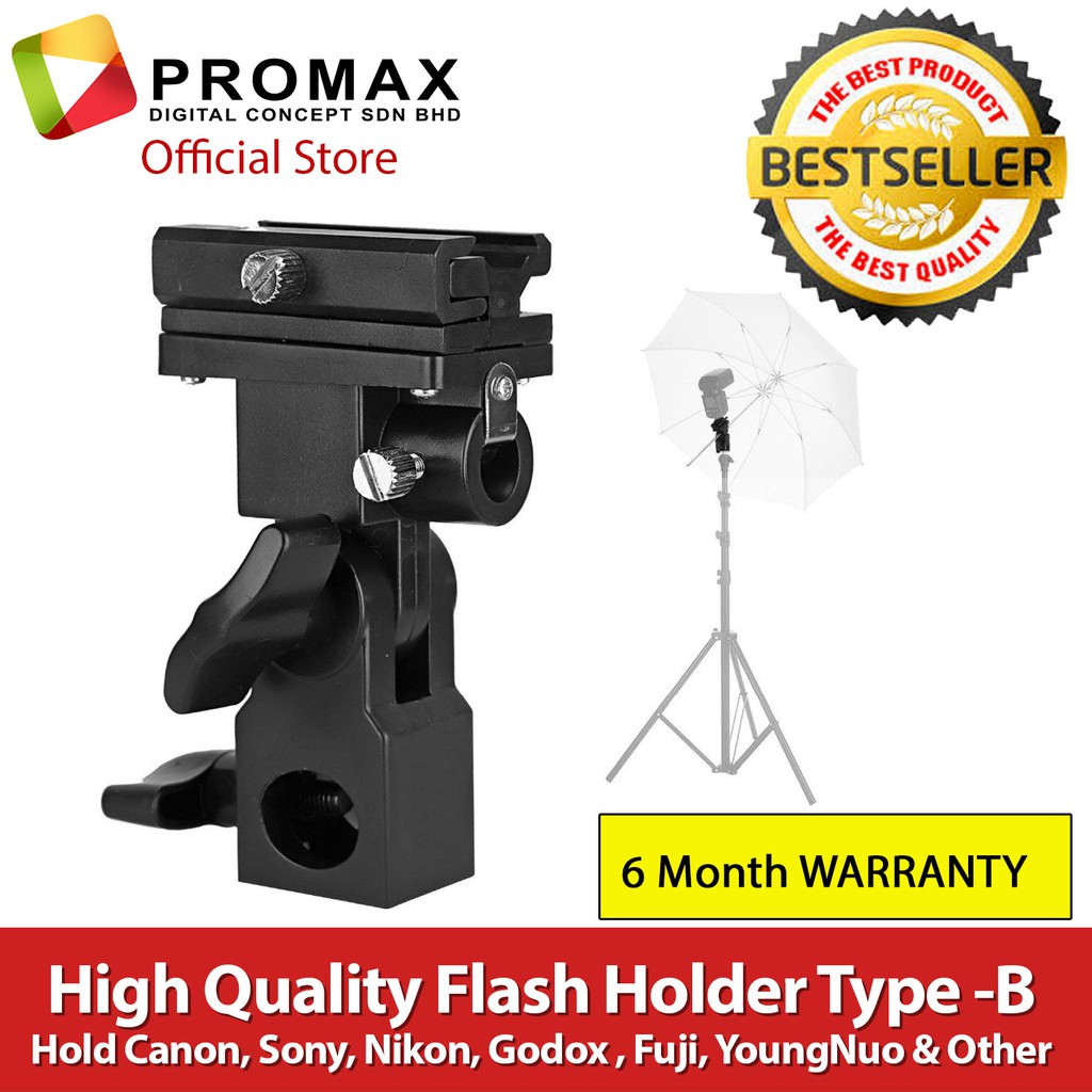 *Ready Stock!* Flash Light Swivel Bracket Shoe Stand Mount Umbrella