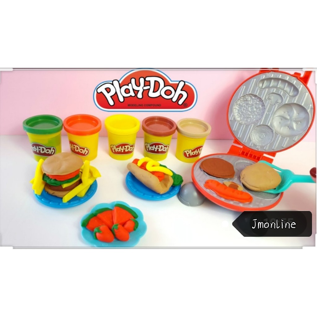 Play doh cheap kitchen burger barbecue