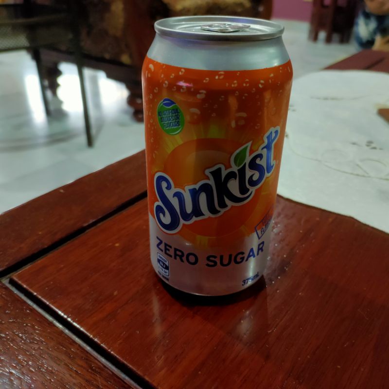 Schweppes Sunkist Orange Zero Sugar 375ml | Shopee Malaysia