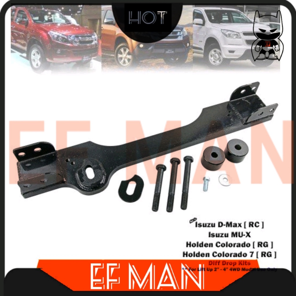 DIFFERENT Drop Kits Isuzu DMax Mux CHEVROLET Colorado 2.5 3.0 4x4 2012