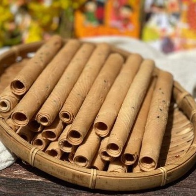 Sesame tube cake (Coconut milk sesame cinnamon tube cake) 500g | Shopee ...