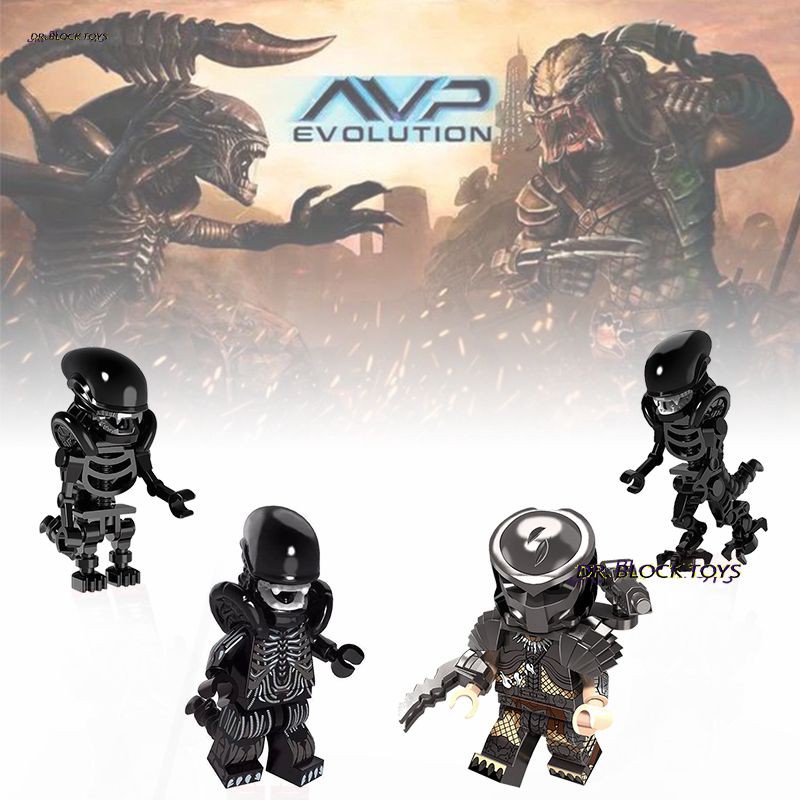Predator Minifigures Alien vs Predator Building Blocks Kids Lego Toys ...
