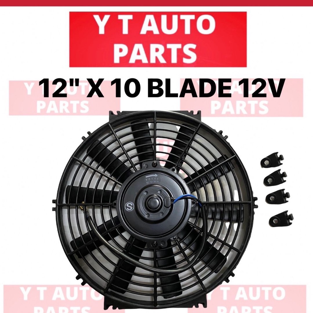High Speed Car Condenser Fan Air Cond Cooling Cooler Radiator Motor ...