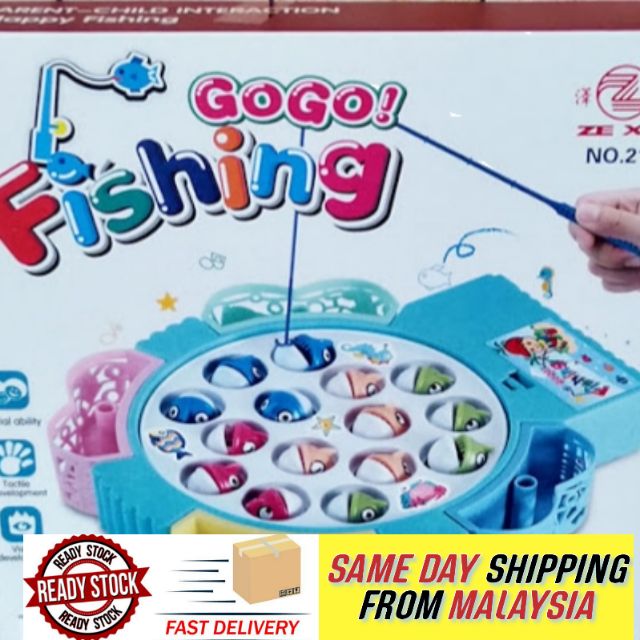 Classic GoGo Fishing Game from your Childhood. Introduce your kids