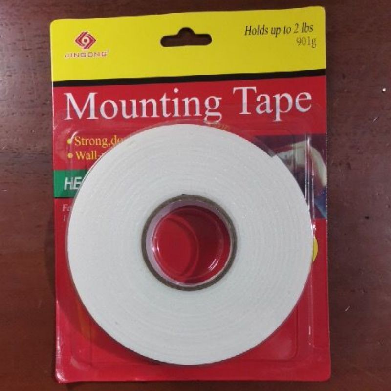 Heavyduty Mounting Tape / Foam Tape / Double Adhesive Tape / Double Sided Tape Shopee Malaysia