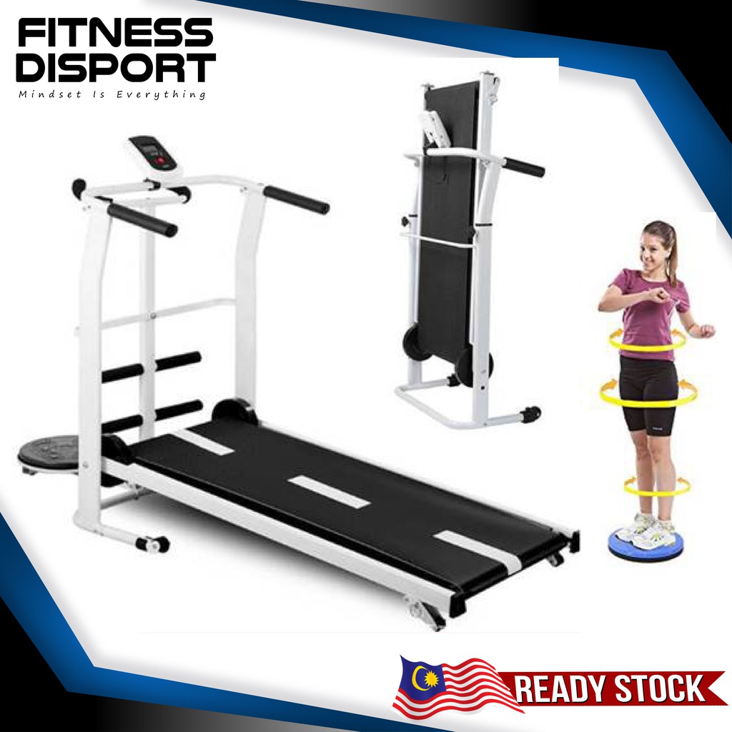 3 in 1 Multifunction Manual sale Treadmill Sit Up Waist Twister Exercise Machine