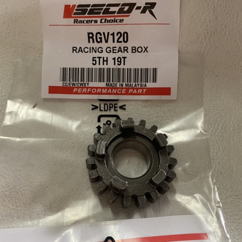 RGV120 Racing Gear Box 5th 19T VsecoR | Shopee Malaysia