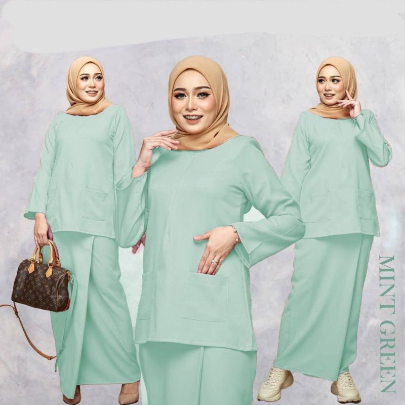 Baju Kurung Kedah Modern Ready Stock | Shopee Malaysia