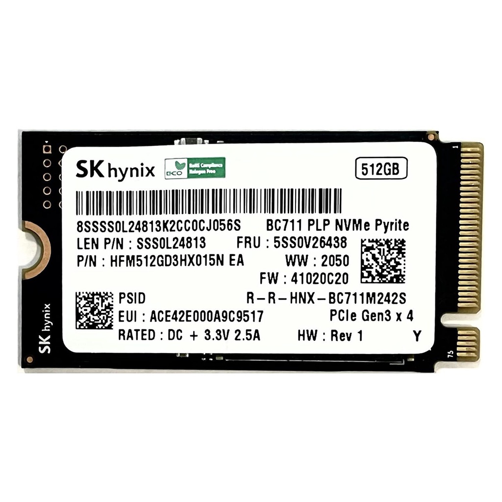 Sk Hynix Bc Gb M Nvme Replacement Internal Ssd