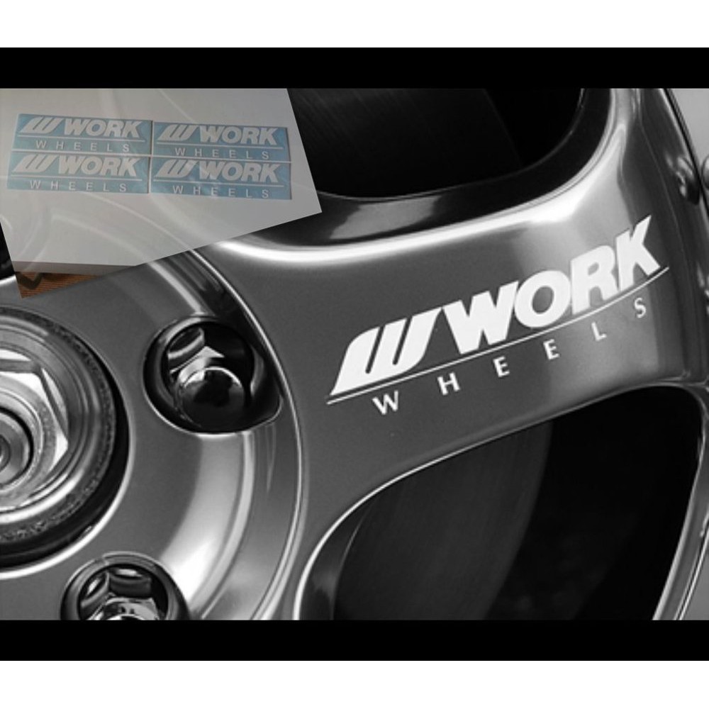Car racing wheel work sticker | Shopee Malaysia