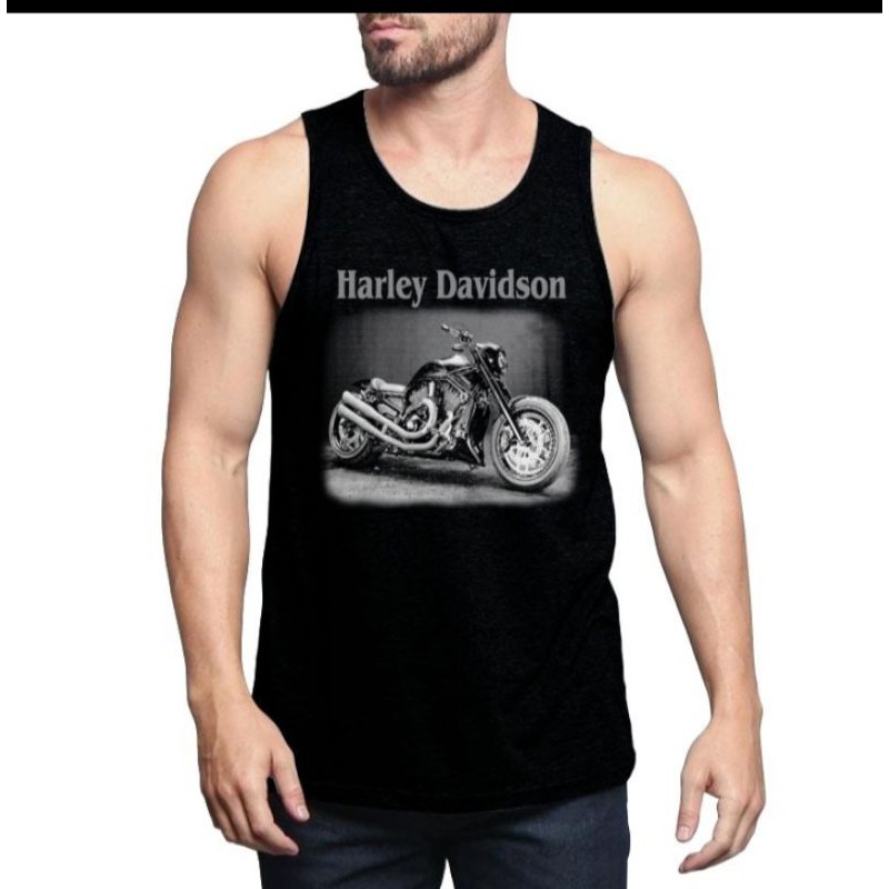 Harley D Men's Singlet Sleeveless T-Shirt/Men's Singlet/Men's ...