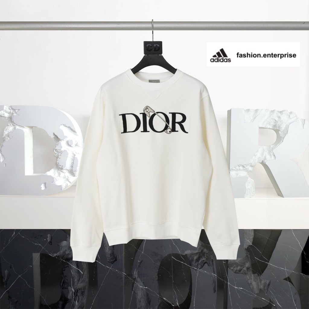 DIOR and Judy Blame Sweatshirt crewneck sweater pin black M