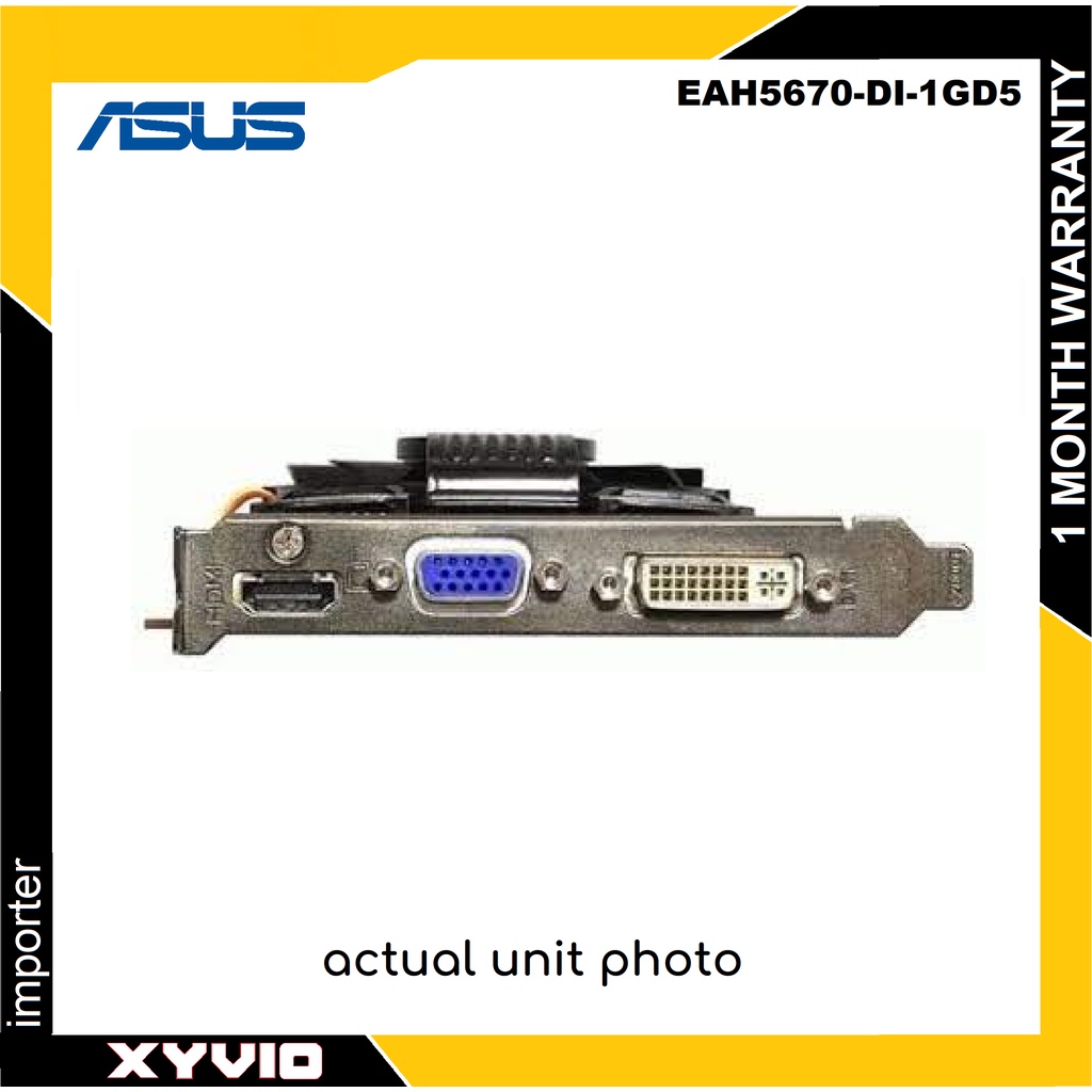 ASUS EAH5670 DI 1GD5 ATI Radeon HD 5670 1GB GDDR5 Graphics Card Shopee Malaysia