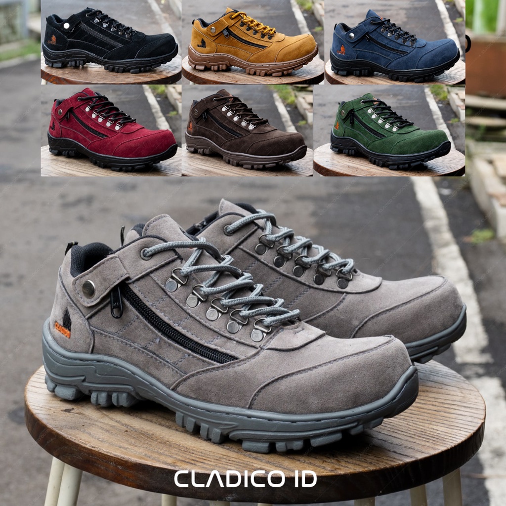 Lion Low Cladico Safety Shoes Short Boots Iron Toe Premium Suede ...