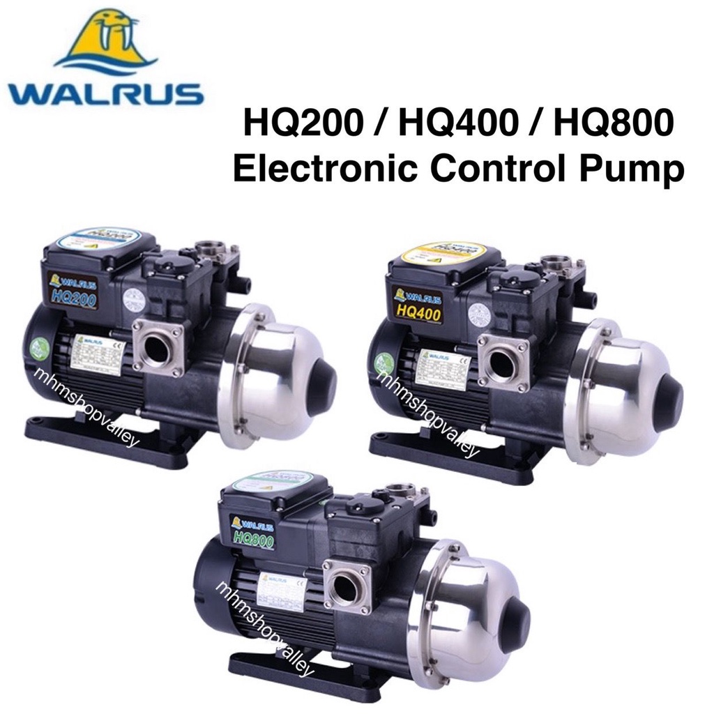 WALRUS HQ200 / HQ400 / HQ800 Electronic Control Pump TAIWAN PUMP 1 YEAR