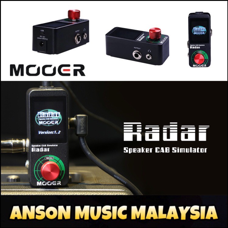 Mooer best sale radar pedalboard