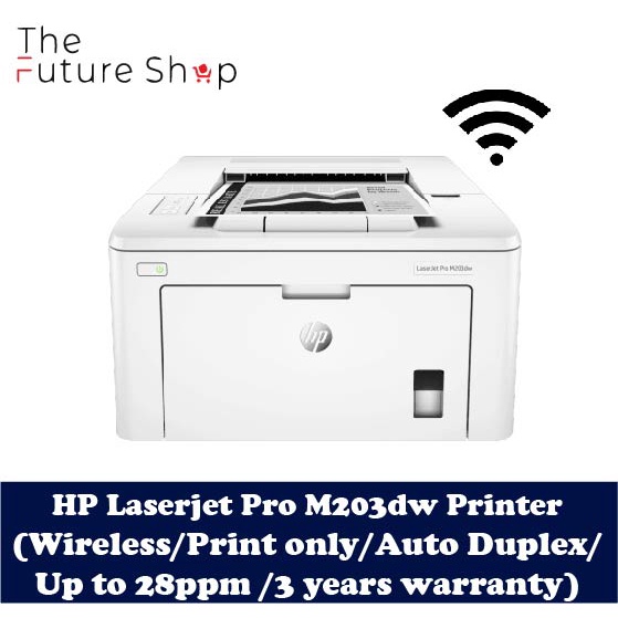 HP LaserJet Pro M203dw Printer Wireless/A4 Mono Laser Printer/Print