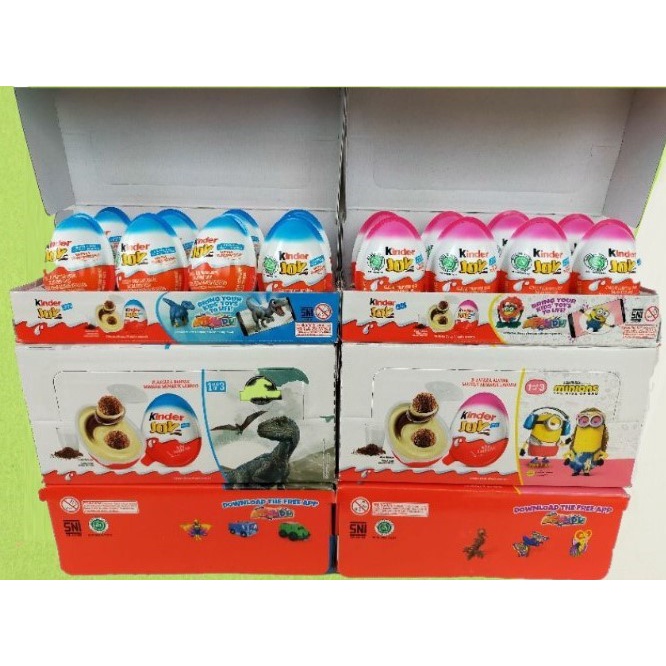 Kinder Joy Chocolates For Girls, 24 Pieces