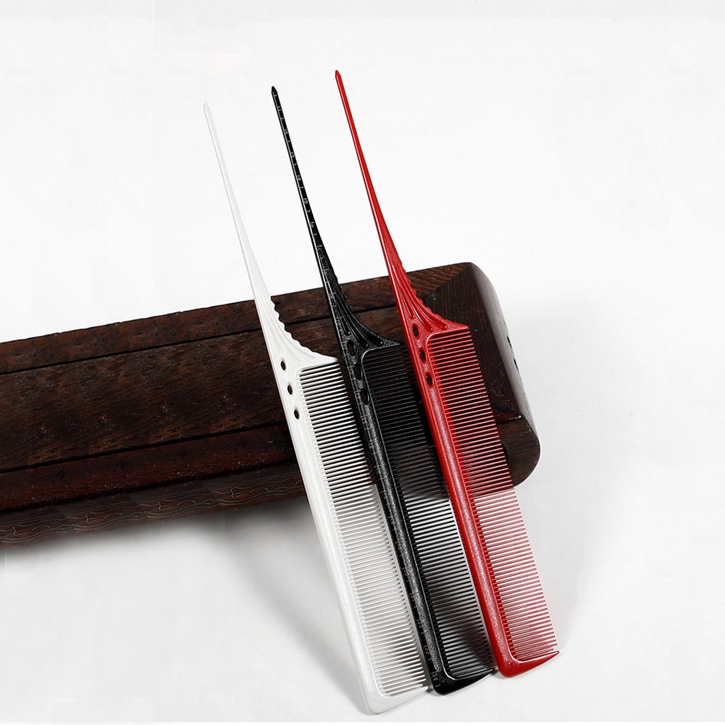 YS 106 Master Barber Comb Carbon Widing Tail Comb for cutting and ...