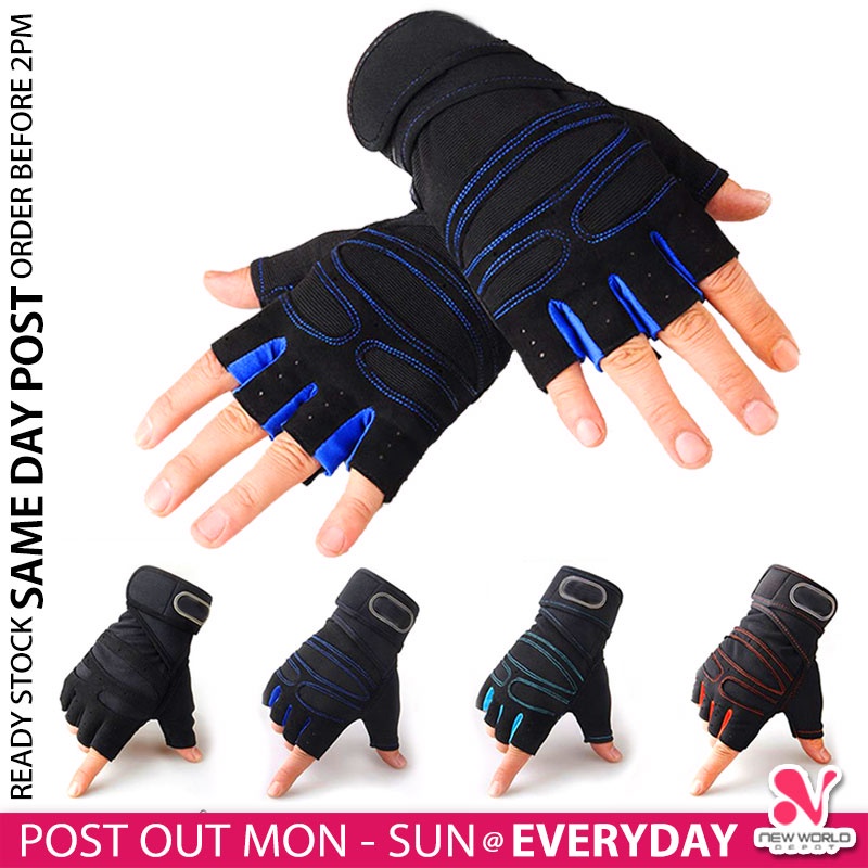 thumbnail image 2 of Gant De Velo Pour Homme WESTWOOD FOX Cycling Gloves - Half Finger With Gel Padded Palm For Men & Women Motorcycle Gloves 2 of 14