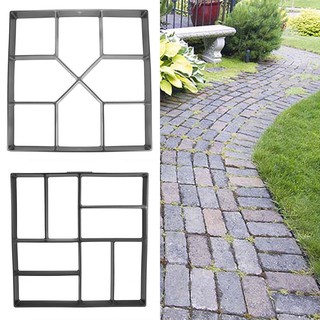 New Plastic Path Maker Mould Stone Walk Road Mold Paving Cement Brick 