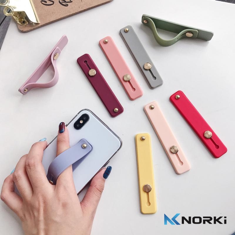 Newe Push-pull Silica gel Phone Holder Belt Wrist Hand Band Finger