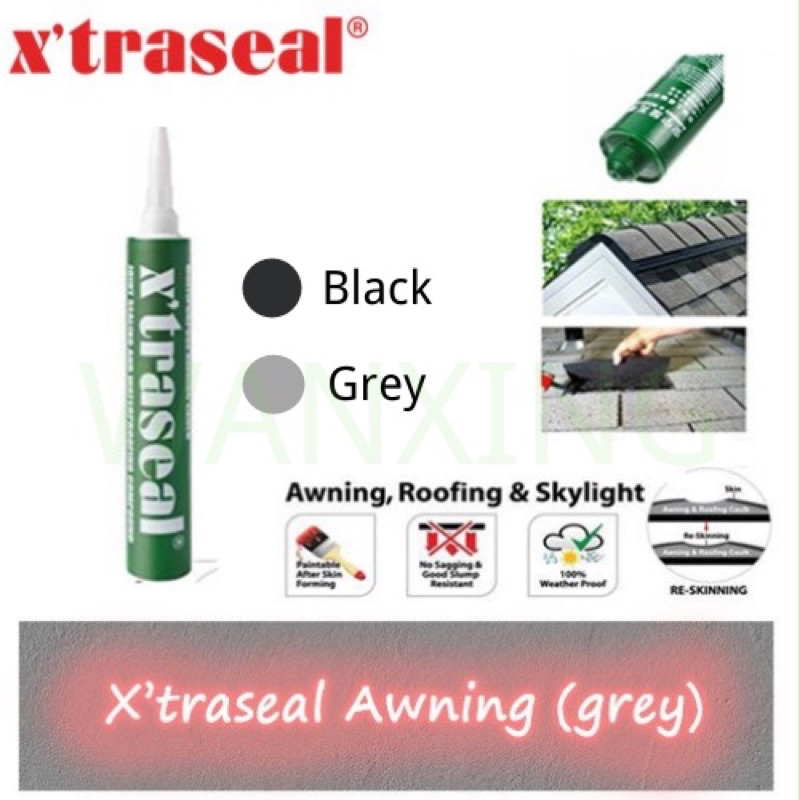XTRASEAL Multipurpose Awning Caulk/ Awning & Roofing Caulk(400ml)/Joint