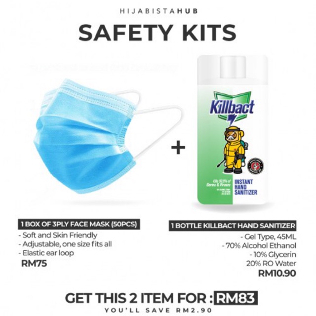 Safety kits by hijabista | Shopee Malaysia