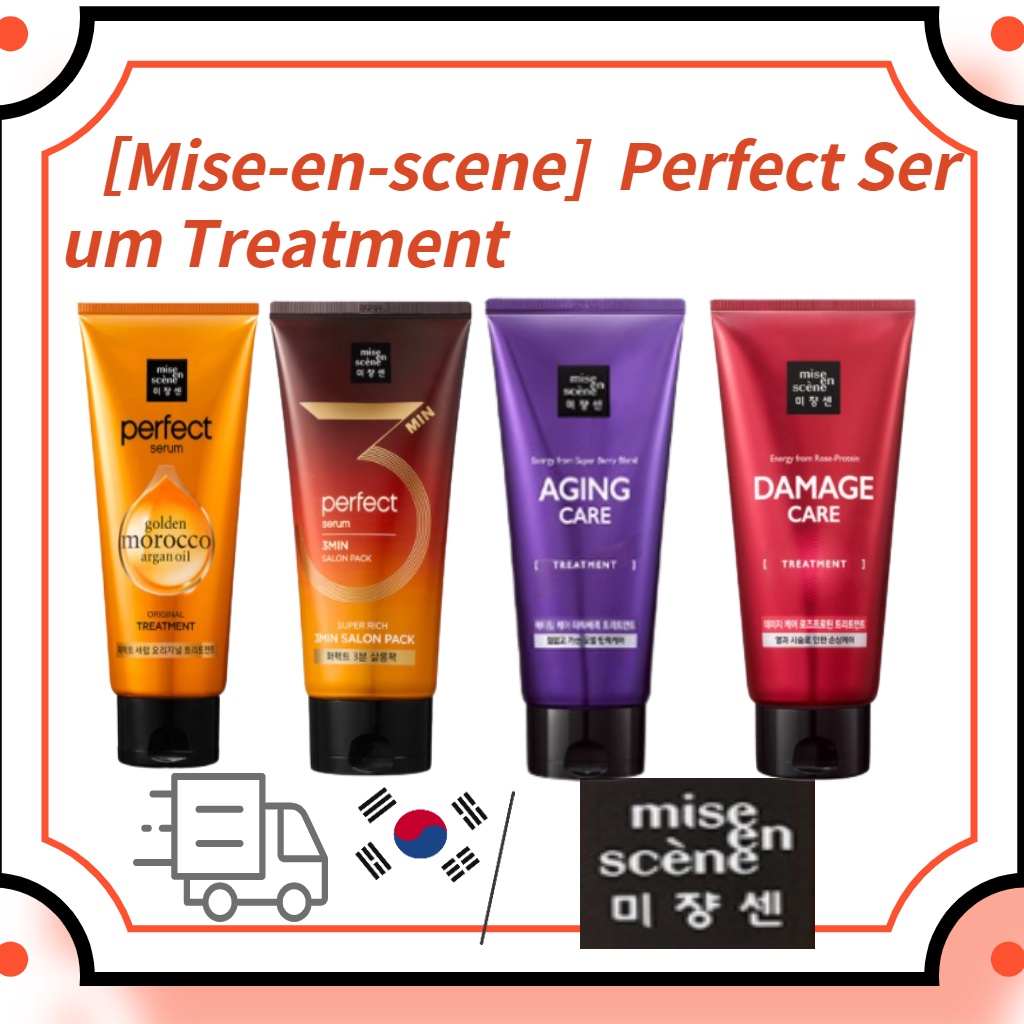 [Mise-en-scene] Perfect Serum Treatment 330ml / Three-minute Salon Pack ...