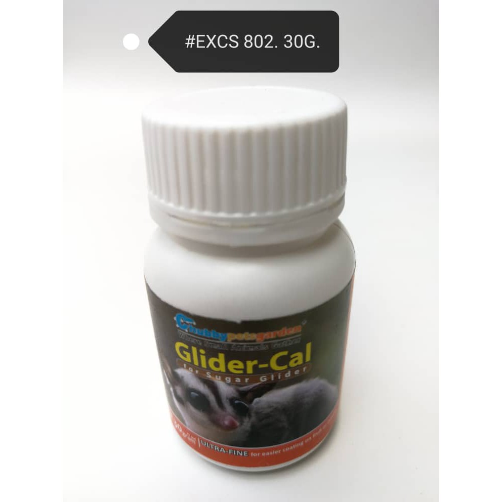 Chubbypetsgarden GliderCal Sugar Glider Food Feed Calcium Supplement