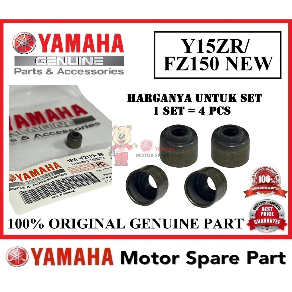 (100 ORIGINAL) YAMAHA Y15ZR VALVE SEAL // 1PAE211900 Y15 FZ150 FZ