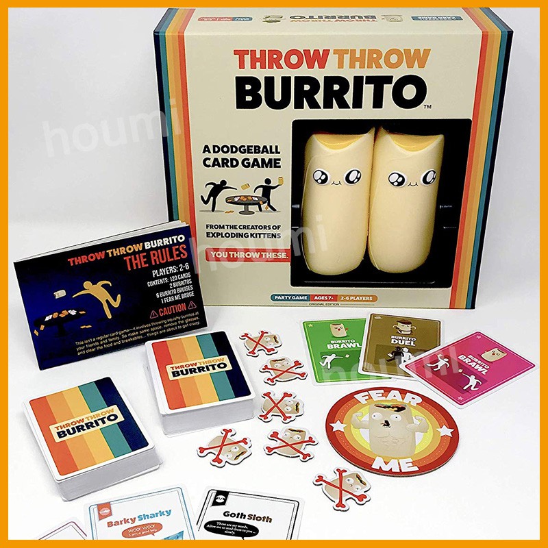 Board Game Throw Throw Burrito Kickstarter Retail edition Card Game