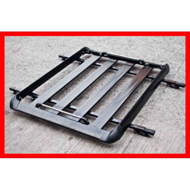 Aerorack Roof Rack Carrier Car Basket 50"x38" Black With Clamp Mount ...