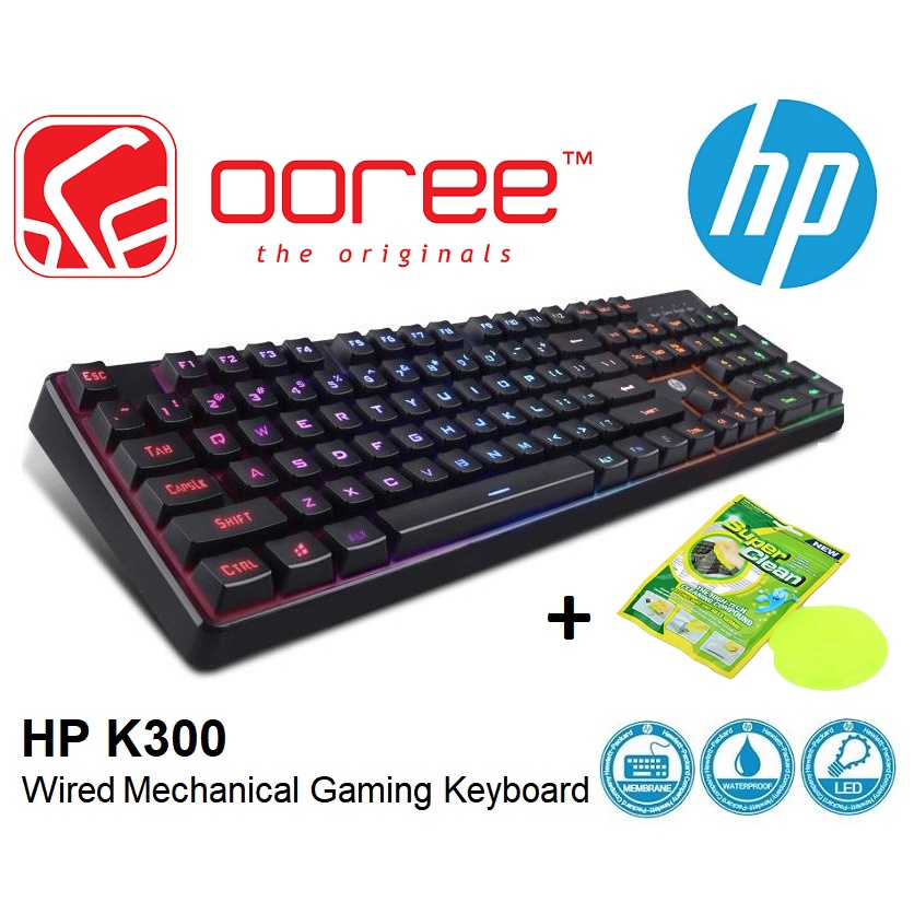 HP K300 (104 KEYS) / K300 2024 (98 KEYS) WIRED USB MECHANICAL GAMING