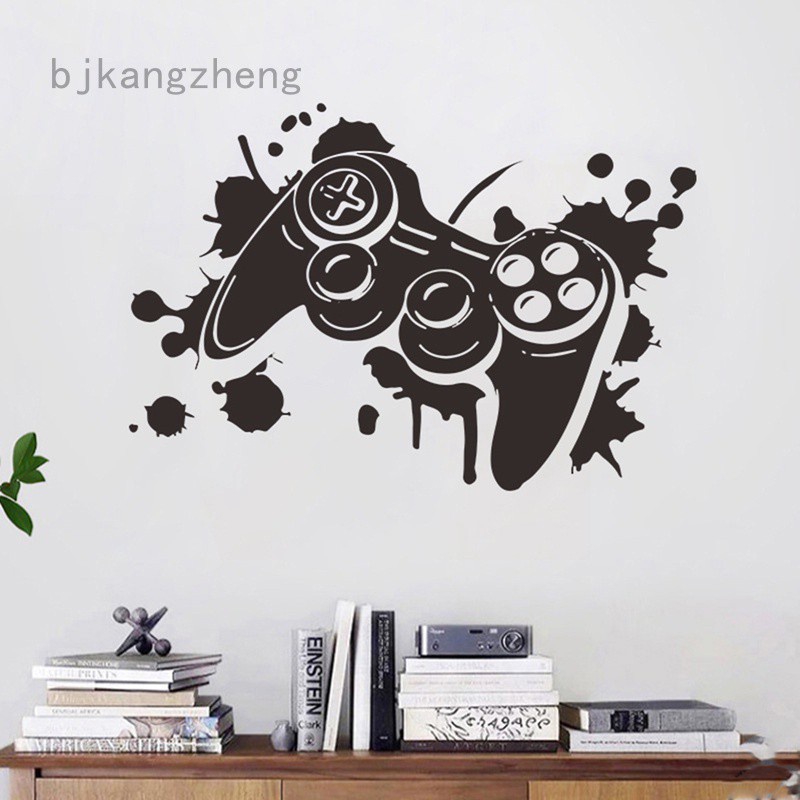 New Gamer Wall Sticker For Game Room Decor Kids Room Decoration