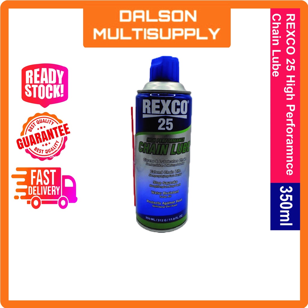 REXCO 25 HIGH PERFORMANCE CHAIN LUBES 350ML | Shopee Malaysia