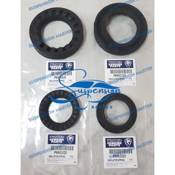 PROTON 4 IN 1 SET REAR COIL SPRING RUBBER LOWER UPPERPROTON SAGA BLM