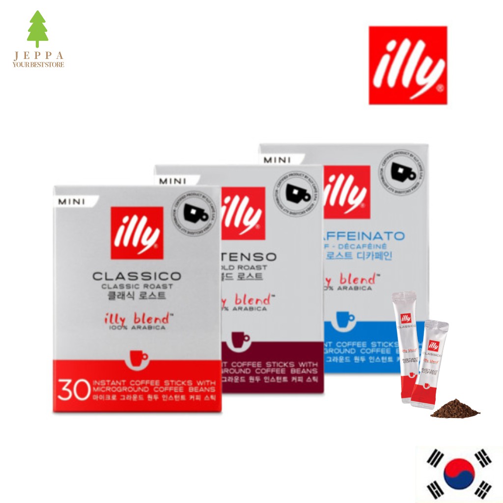 [ILLY] Mini Illy Instant Coffee Sticks 1gx30ea Classico Classic Roast